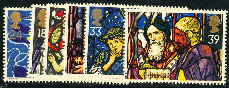 Great Britain - 1992 - Single European Market & Christmas - sets mint unhinged . SG 1633-1638 .