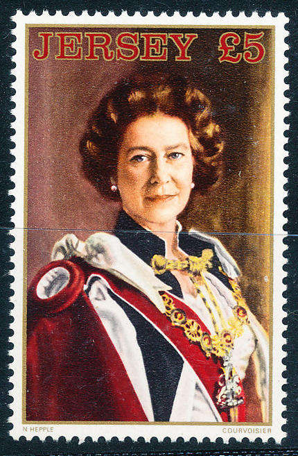 Jersey - 1981 - 88 - Defins - £1 (Queen Elizabeth 2) u.m. SG 274 .