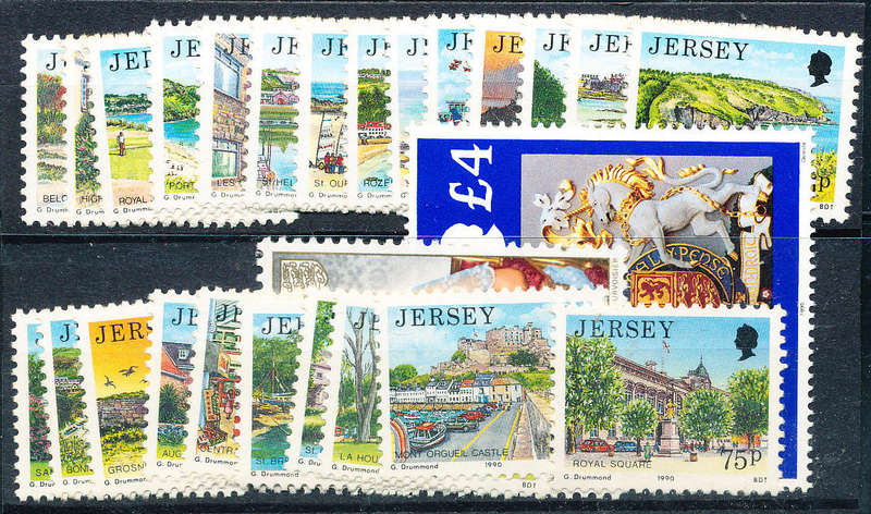 Jersey - 1989 - Jersey Scenes - set of 26 . u.m. SG 468-491c .