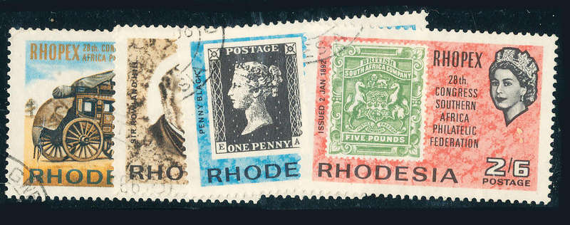 Rhodesia - 1966 - Ropex - set of 4 fine used . SG 393-396 .