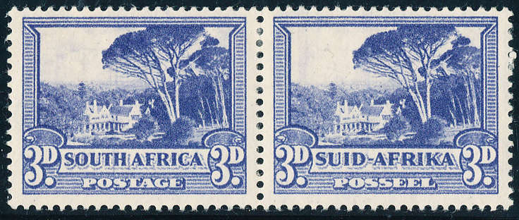 South Africa - 1933-48 - 3d ultra mint hinged . SACC 59 .