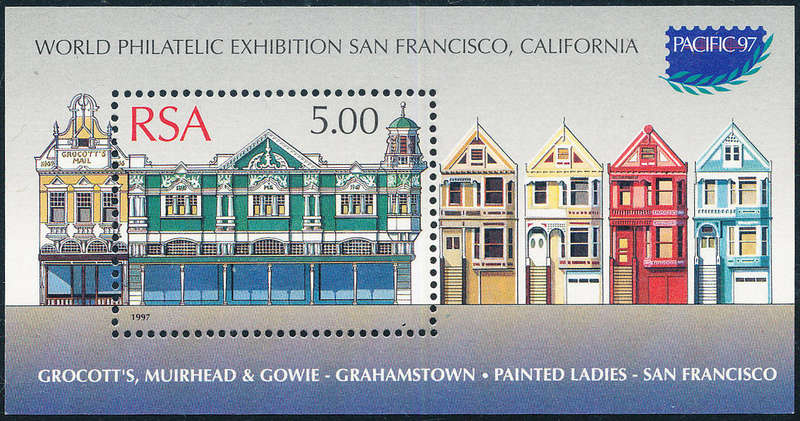 South Africa - 1997 - 'San Fransisco' m/sheet mint unhinged . SACC 1031 .