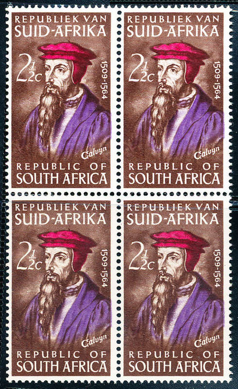 South Africa - 1964 - Calvin - 2½c Block of 4 mint unhinged . SACC 247 .