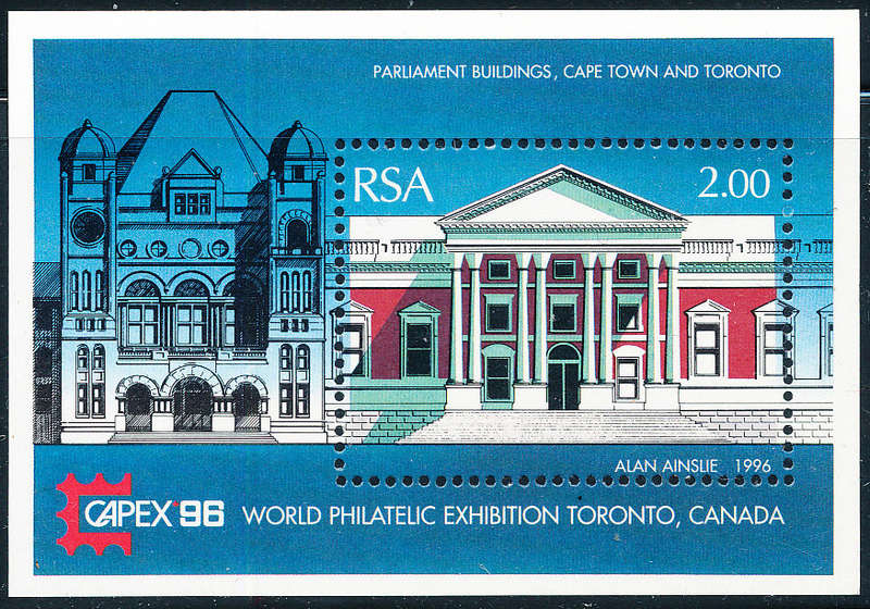 South Africa - 1996 - (Capex 96) - m/sheet mint unhinged . SACC 954 .