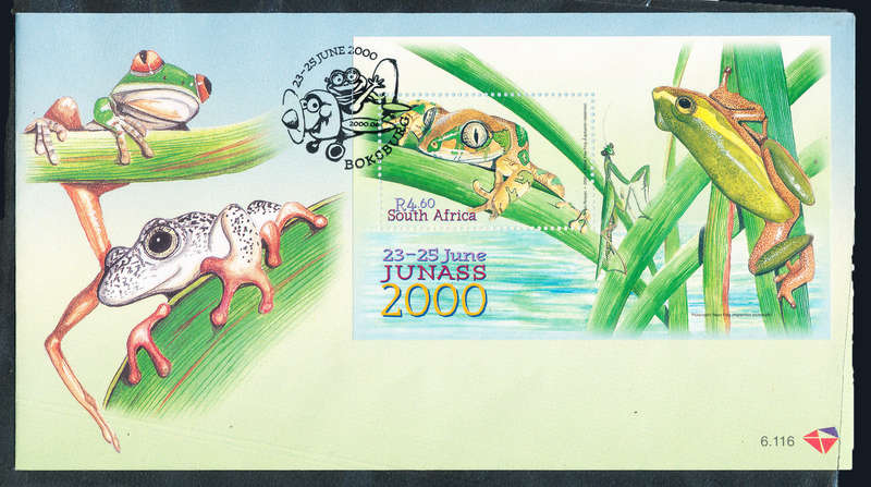 South Africa Official F.D.C.'s - 2000 - Junass R4.60 cover 6.116 . SACC 1258 .