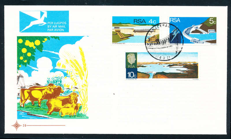 South Africa Official F.D.C.'s - 1972 - Cover No. 20 unaddressed . SACC 20 .