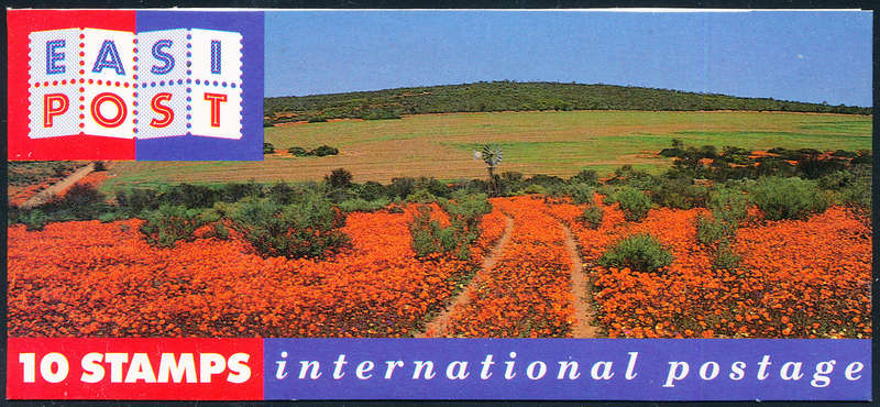 South Africa Stamp Booklets - 1993 - Namaqualand Flowers - (R8-50) Booklet complete . SACC 852d .