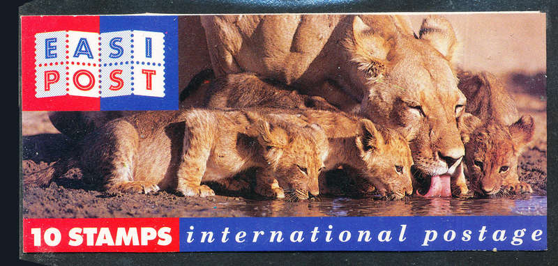 South Africa Stamp Booklets - 1993 - Tourism - R8-50 Lioness & Cubs drinking Bklt complete . SG 852a