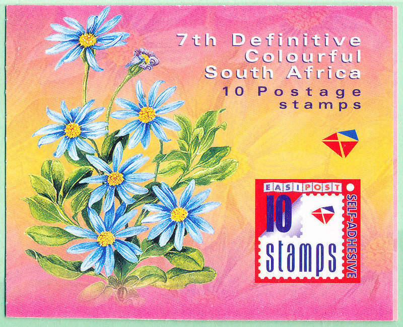 South Africa Stamp Booklets - 2001 - Defins Booklet of 10 standard stmps D/D 2004-07-08 . SACC 1385a