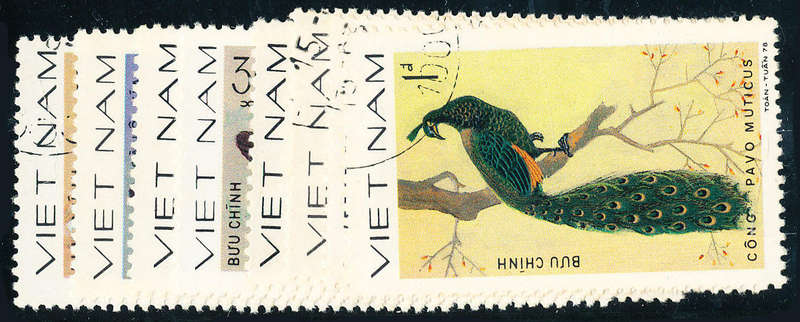 Vietnam - 1979 - Ornamental Birds - set of 8 fine used . SG 280-287 .