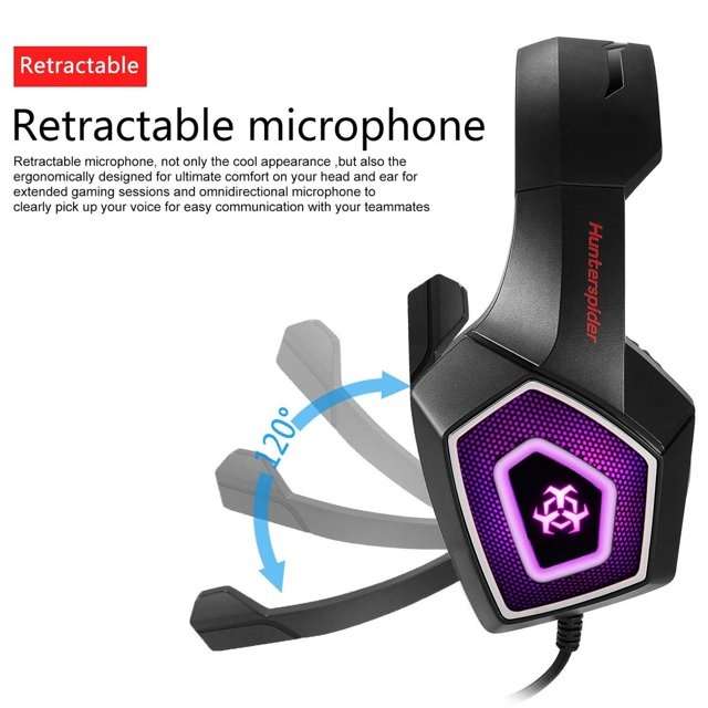 DW Hunterspider Gaming Headset For Laptop,Ps4,Xbox One Usb + 3.5mm - V-1