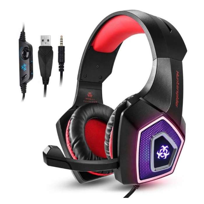 DW Hunterspider Gaming Headset For Laptop,Ps4,Xbox One Usb + 3.5mm - V-1