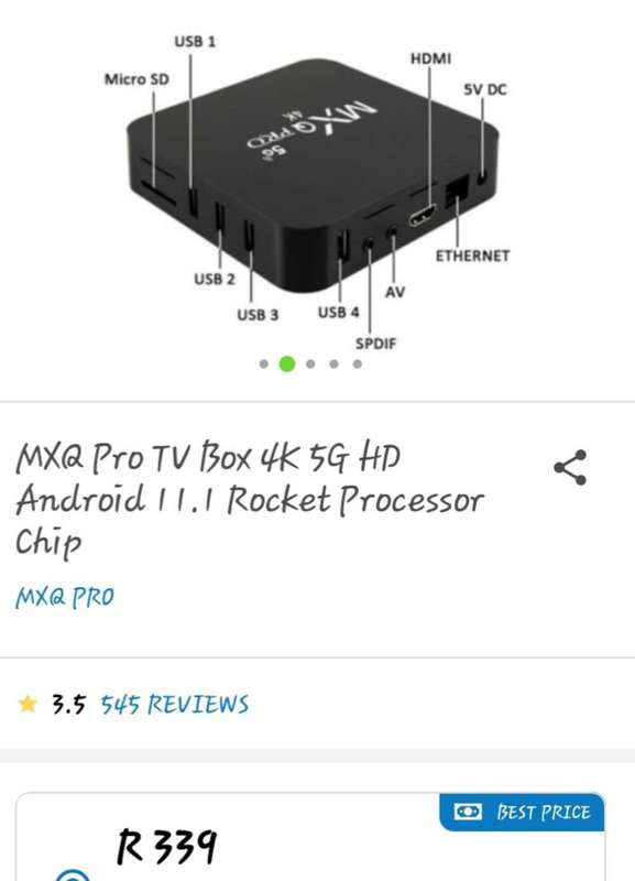 MXQ tv box