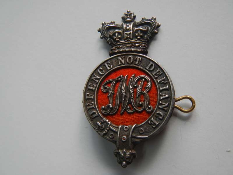 1900 SILVER HALLMARK TRANSKEI MOUNTED RIFLES BADGE