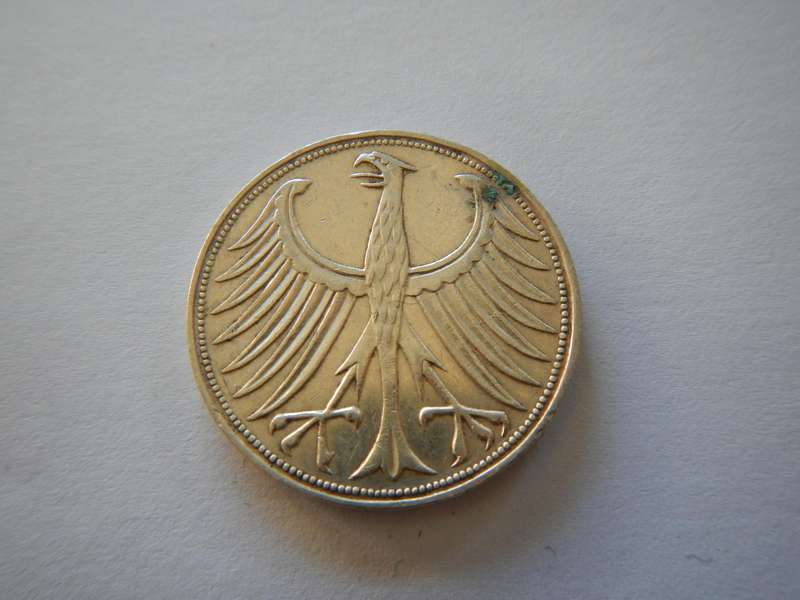 Silver Germany 5 Marks 1951