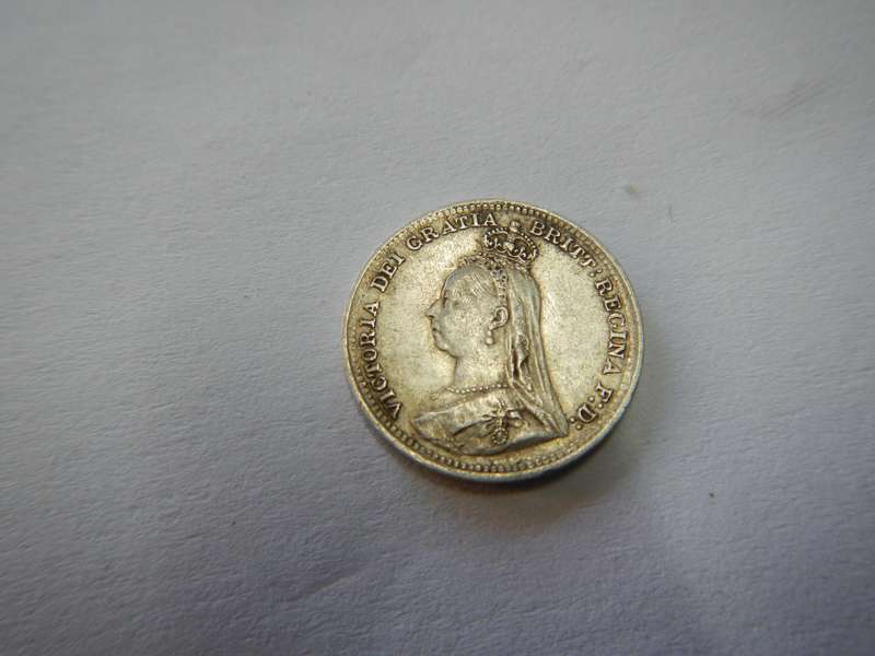 SILVER Victorian 1891 three pence