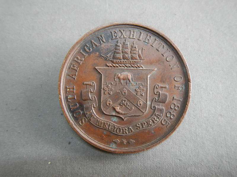 1885 South African Exhibition Cape of good hope / 48mm medal