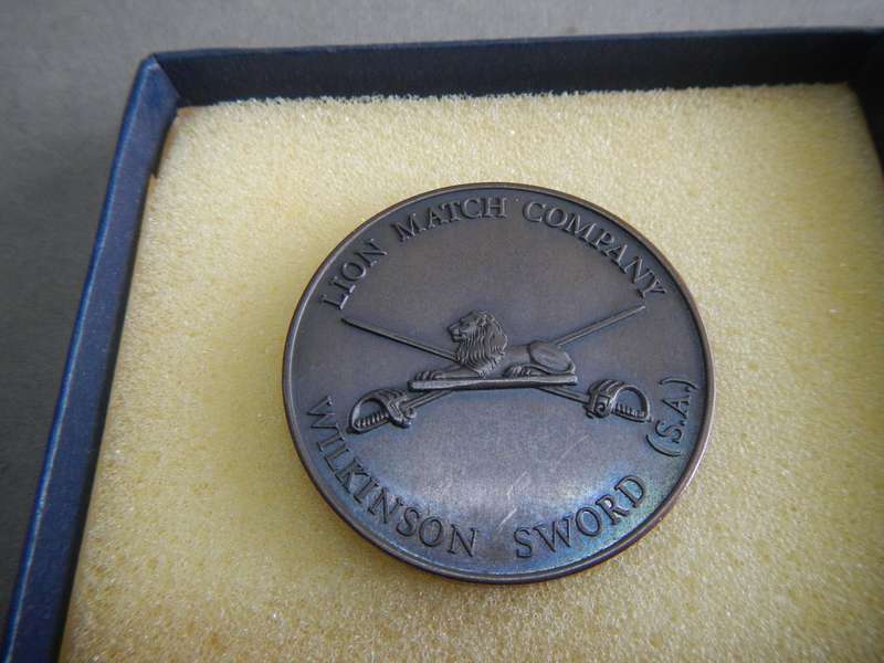 The Durban Military Tatoo medallion boxed