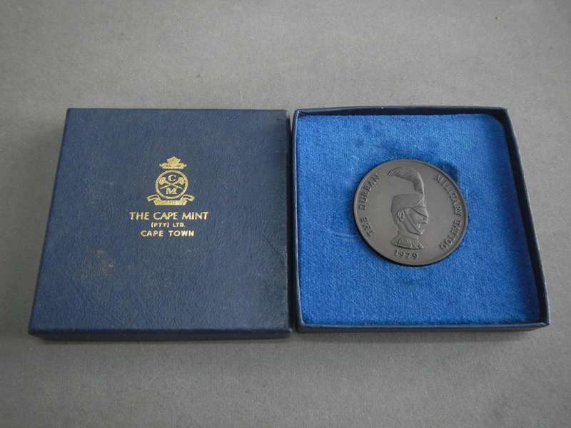 The Durban Military Tatoo medallion boxed