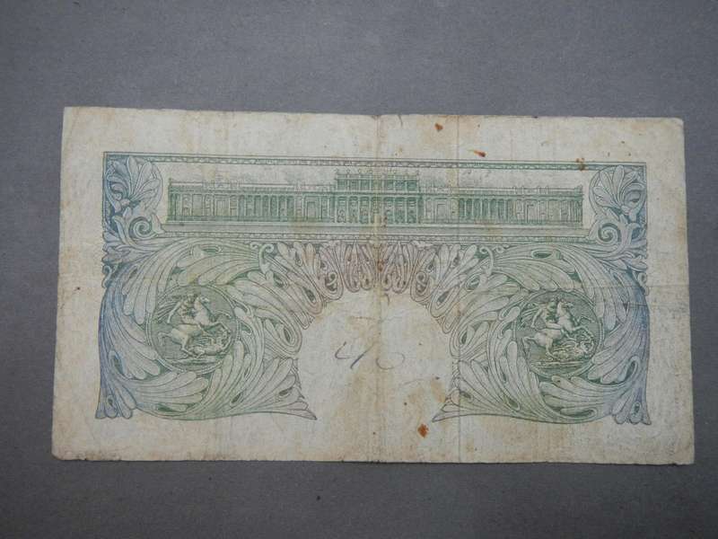 BANK OF ENGLAND ONE POUND NOTE (GREEN VERSION)