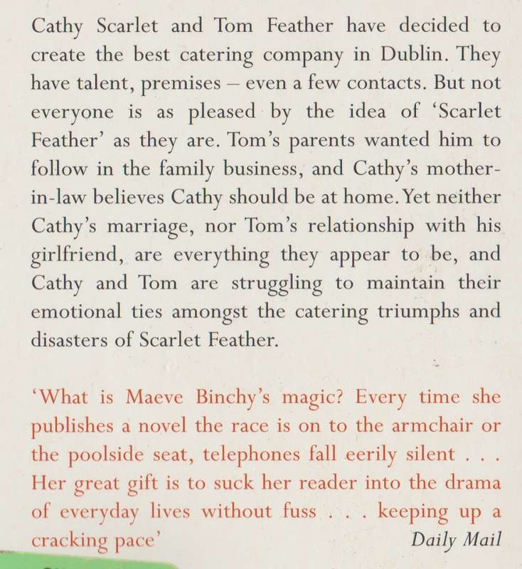 Scarlet Feather by Maeve Binchy I Paperback