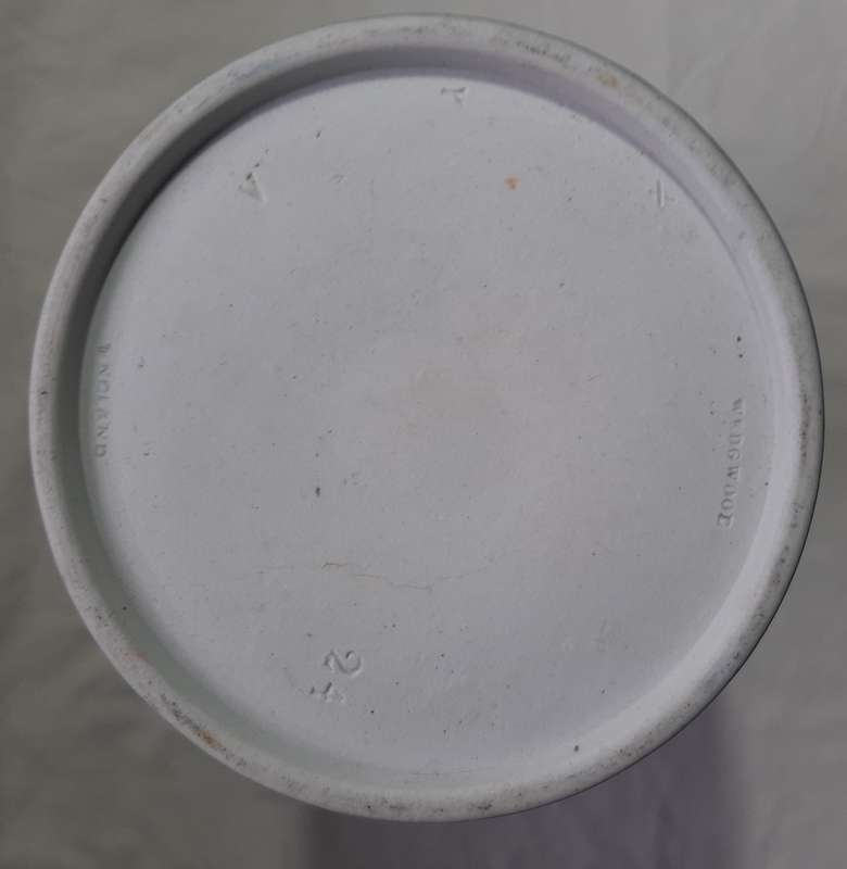 ANTIQUE DARK BLUE WEDGWOOD JASPERWARE JUG