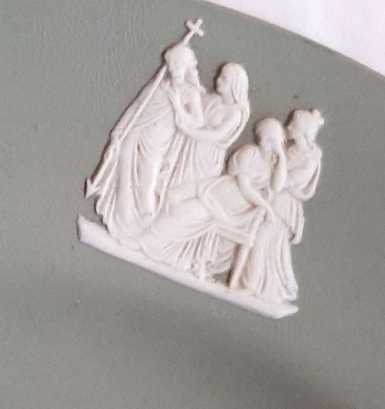 COLLECTION OF 4 WEDGWOOD JASPERWARE PLATES