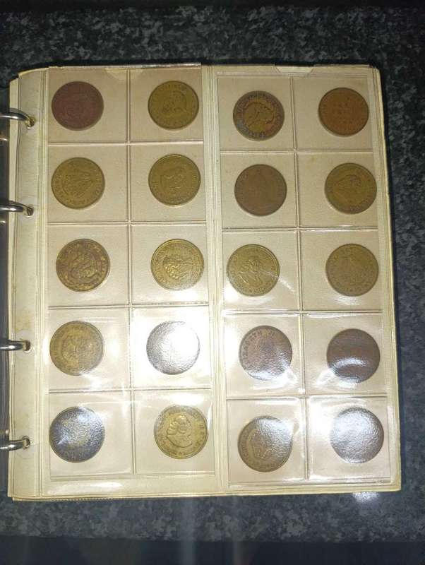 Coin Album with 100 coins