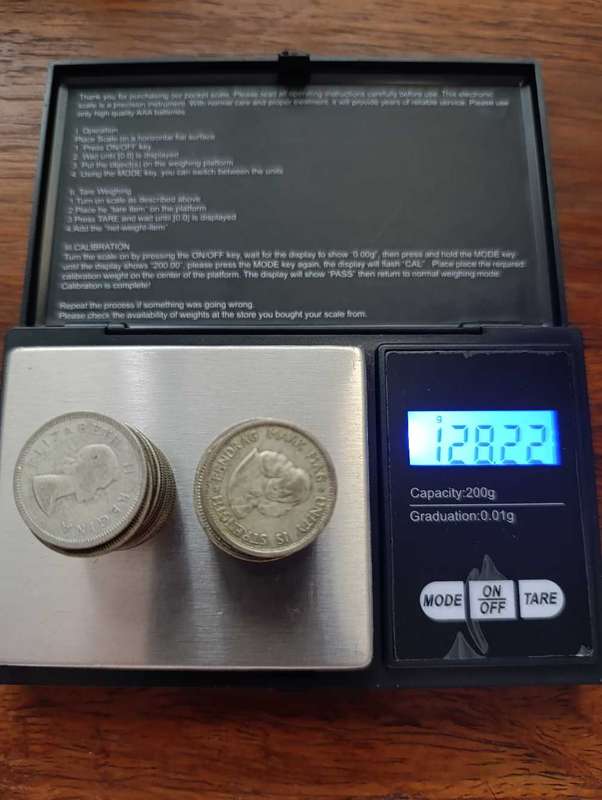 23 Silver 50 Perc 10c