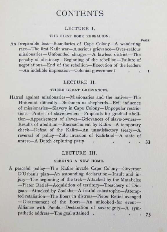 The History of the Great Boer Trek - Hon. Henry Cloete