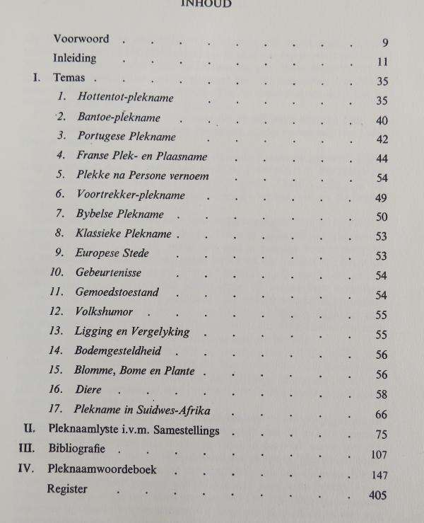Suid-Afrikaanse Pleknaamwoordeboek - P. J. Nienaber