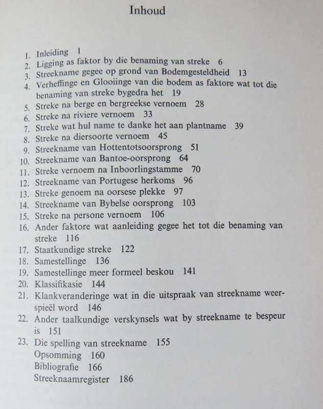 Streekname in Suid-Afrika en Suidwes - P E Raper