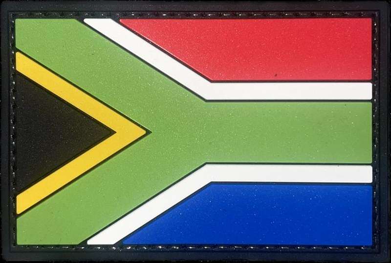 SA FLAG PVC VELCRO PATCH  Full Color