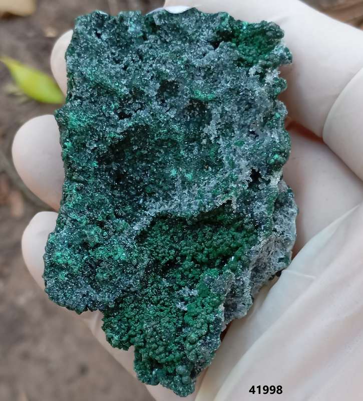 Malachite quartz - Tenke Fungume mine DRC Congo