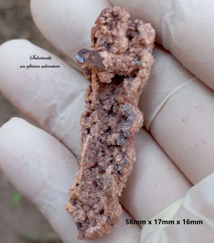 Hematite feldspar quartz - Orange River N Cape South Africa