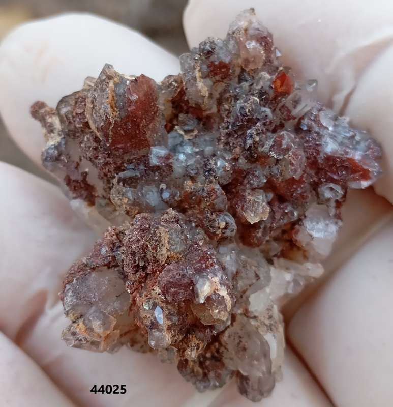 Hematite in quartz - Orange River N Cape South Africa