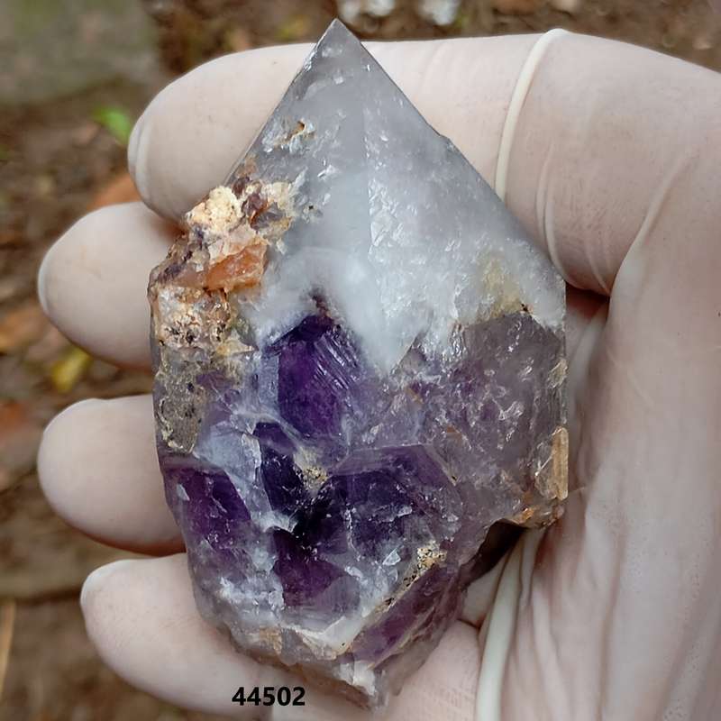 Hematite in quartz - Orange River N Cape South Africa