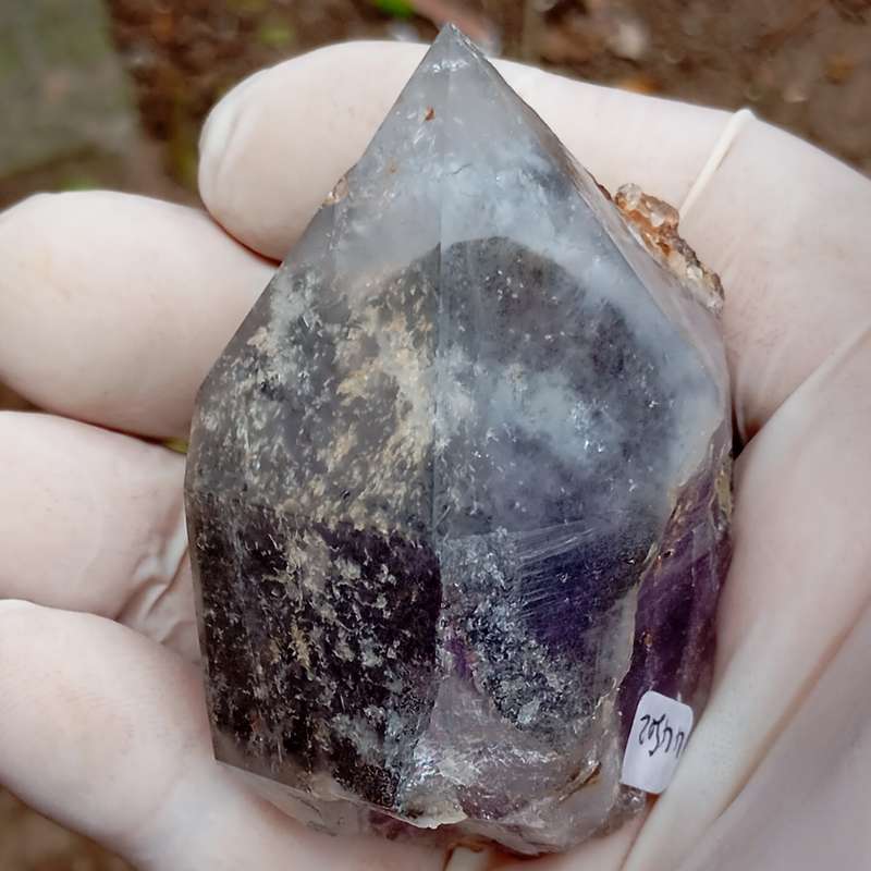 Hematite in quartz - Orange River N Cape South Africa