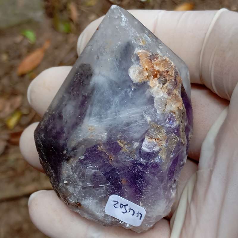 Hematite in quartz - Orange River N Cape South Africa