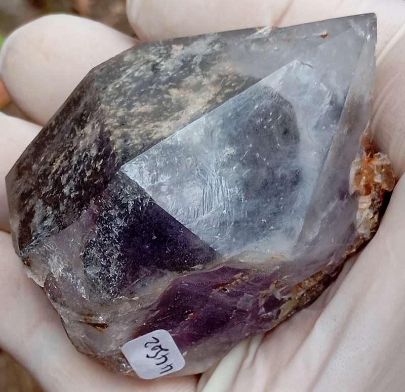 Hematite in quartz - Orange River N Cape South Africa
