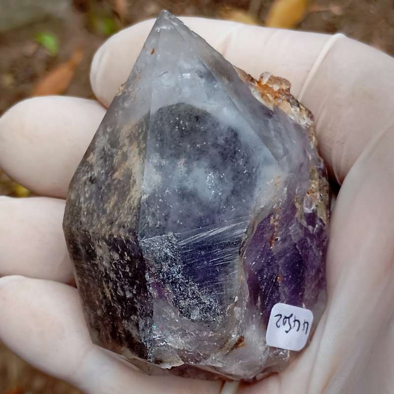 Hematite in quartz - Orange River N Cape South Africa