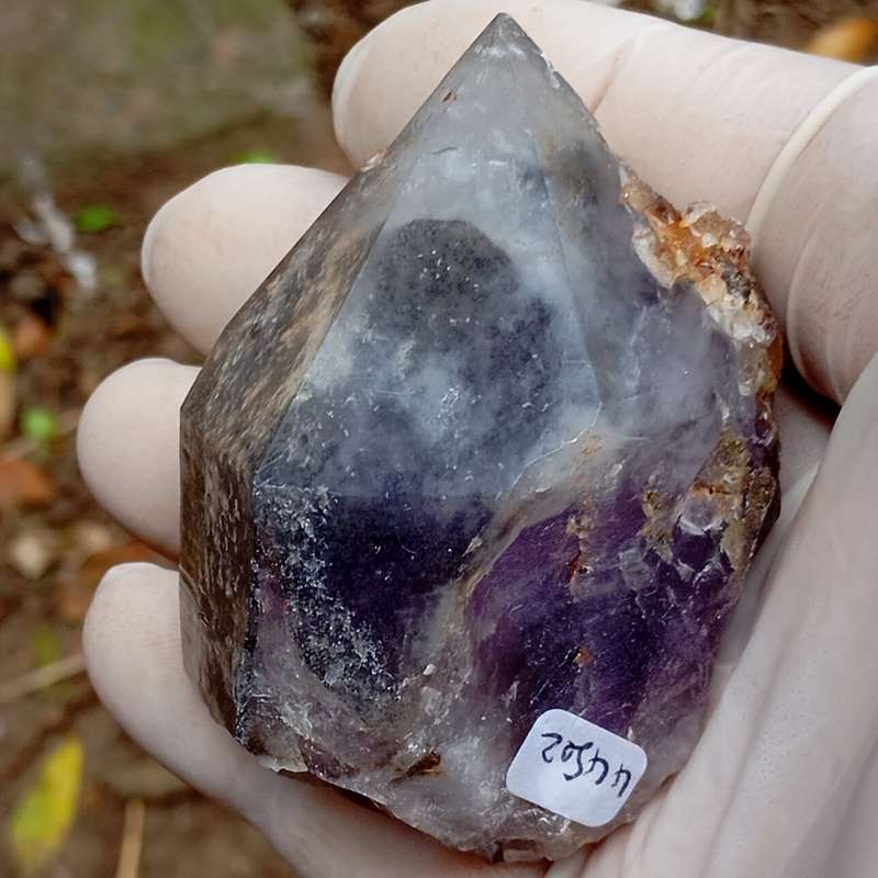 Hematite in quartz - Orange River N Cape South Africa