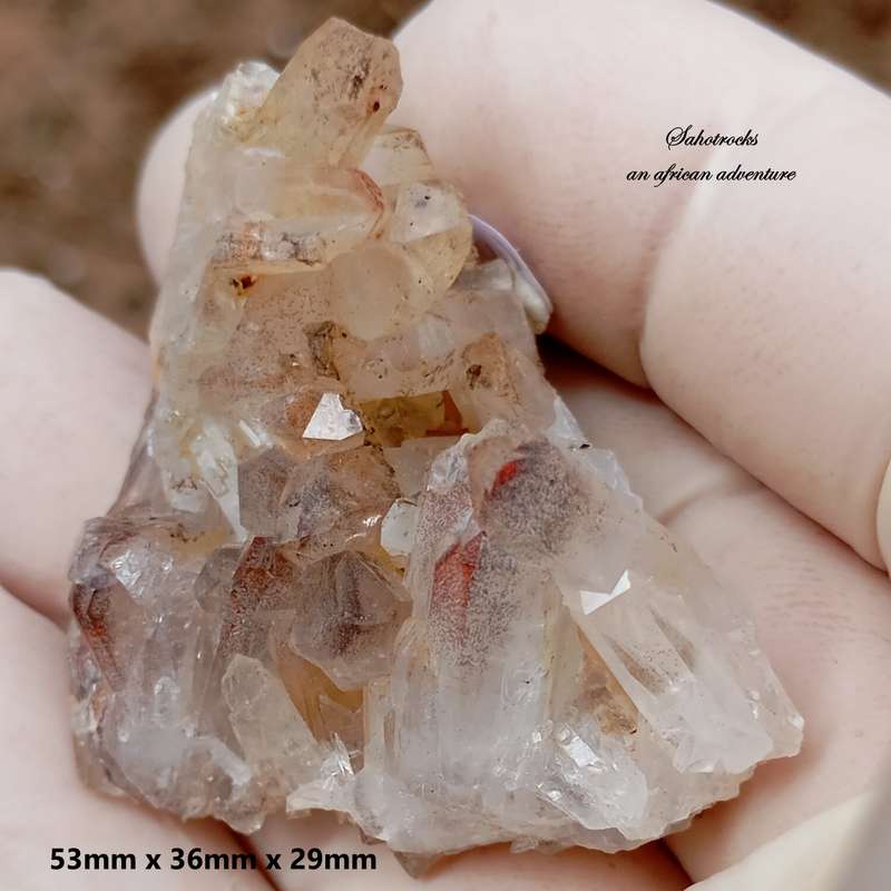 Hematite quartz - Orange River N Cape South Africa