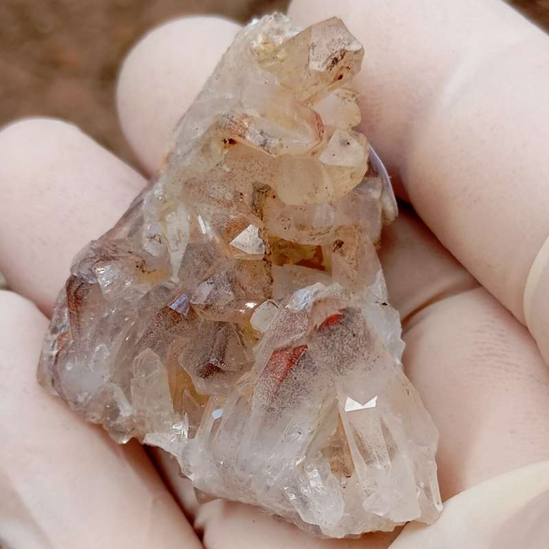 Hematite quartz - Orange River N Cape South Africa