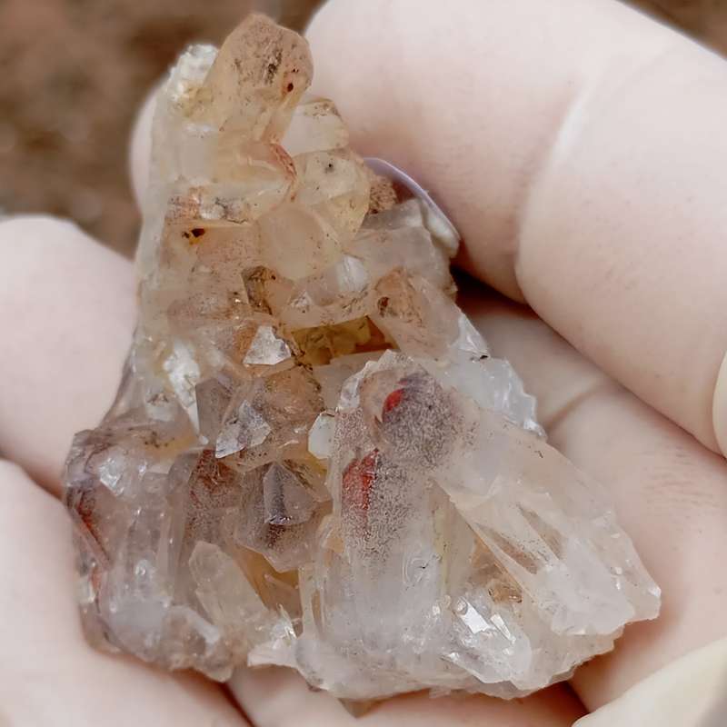 Hematite quartz - Orange River N Cape South Africa