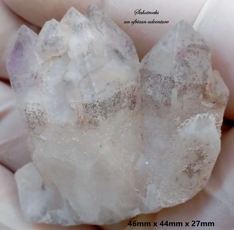 Hematite in quartz - Orange River N Cape South Africa