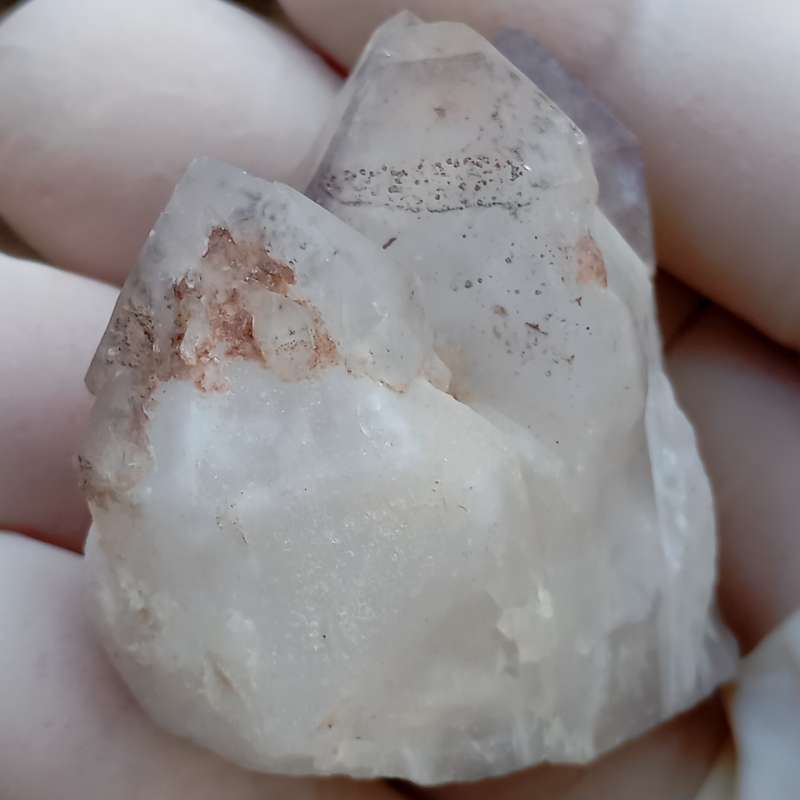 Hematite in quartz - Orange River N Cape South Africa