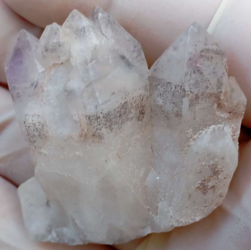 Hematite in quartz - Orange River N Cape South Africa