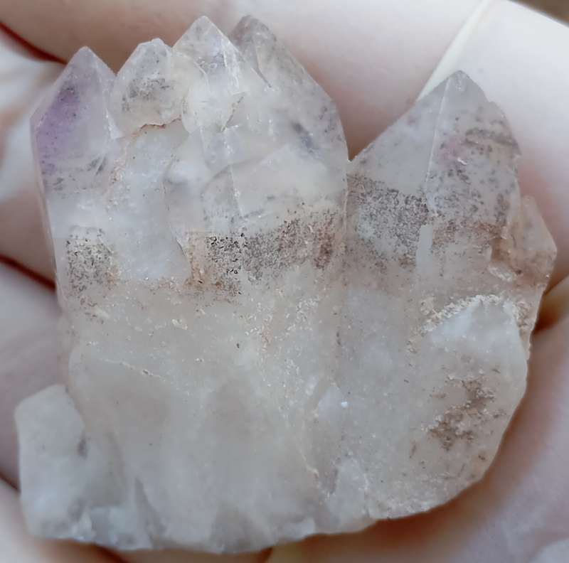 Hematite in quartz - Orange River N Cape South Africa