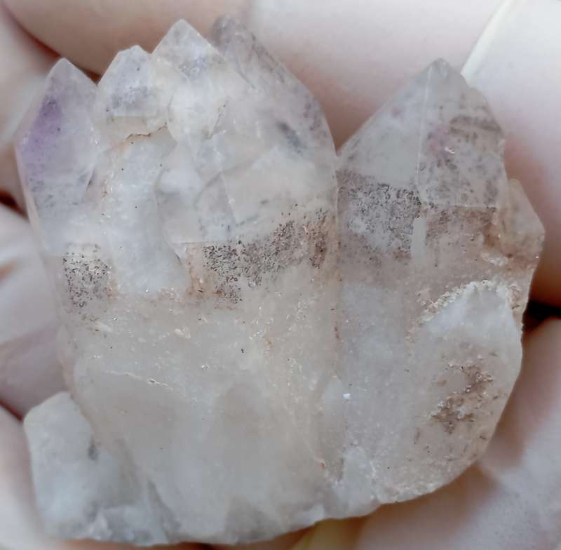 Hematite in quartz - Orange River N Cape South Africa